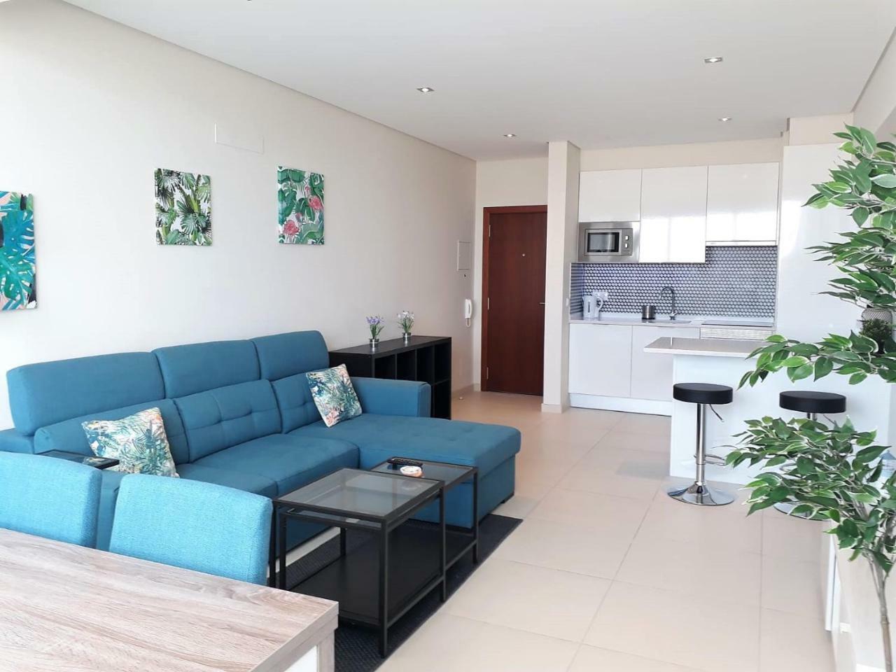 Abmar- Por-Do-Sol, Vista Mar, Remodelado, Wifi, 80Mt Praia Quarteira Exterior photo