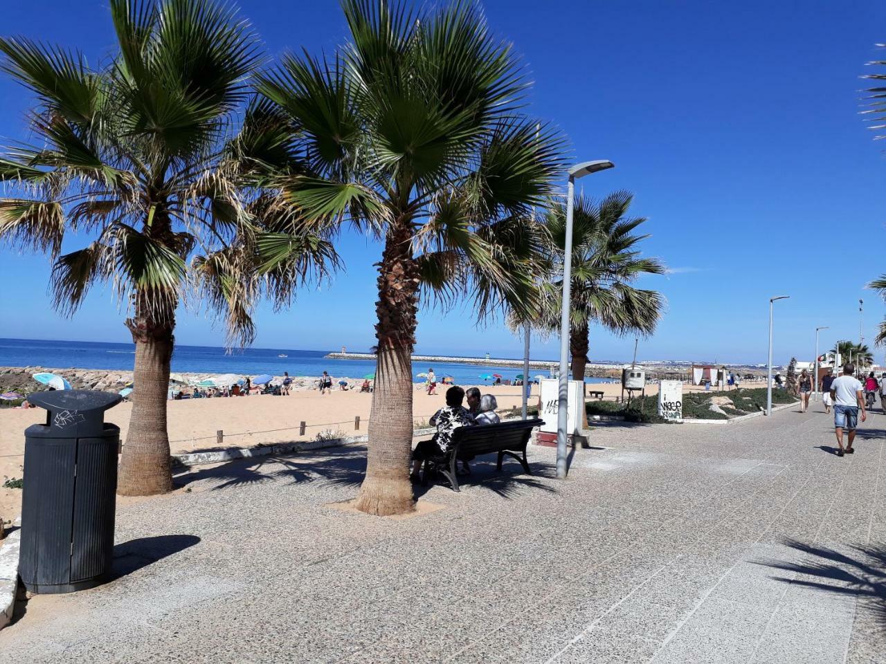 Abmar- Por-Do-Sol, Vista Mar, Remodelado, Wifi, 80Mt Praia Quarteira Exterior photo