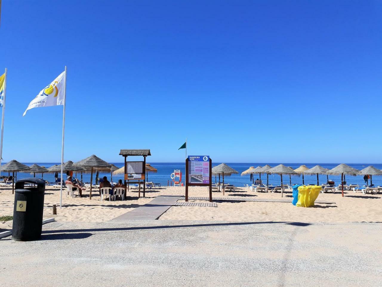 Abmar- Por-Do-Sol, Vista Mar, Remodelado, Wifi, 80Mt Praia Quarteira Exterior photo