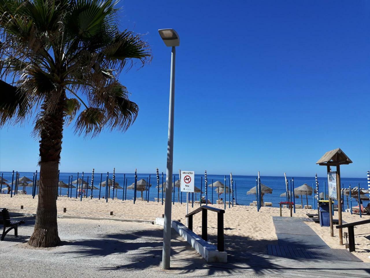 Abmar- Por-Do-Sol, Vista Mar, Remodelado, Wifi, 80Mt Praia Quarteira Exterior photo